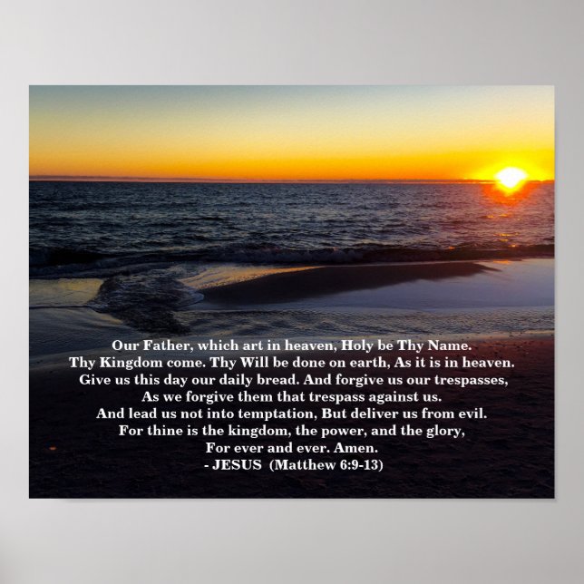 LORDS PRAYER POSTER (Framsidan)