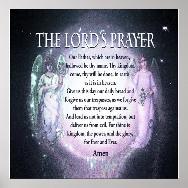 Lord's Prayer Poster (Framsidan)