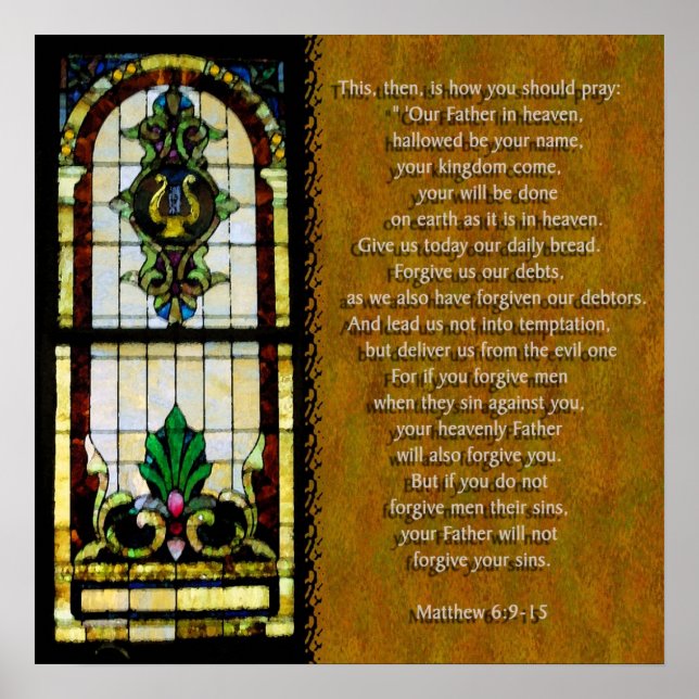 Lord's Prayer Poster (Framsidan)