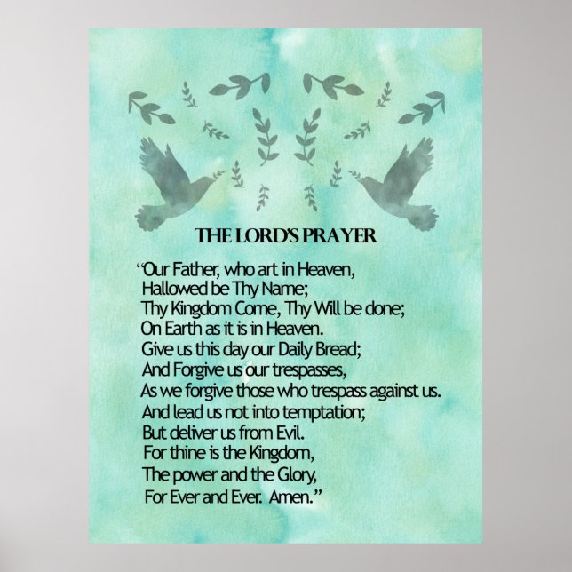 Lord's Prayer Poster (Framsidan)