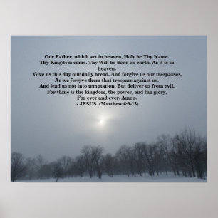 LORDS PRAYER POSTER