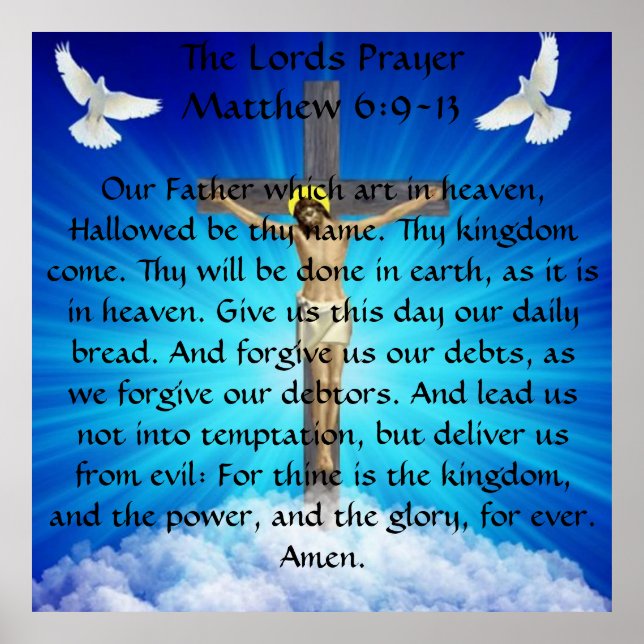 Lords Prayer Poster (Framsidan)