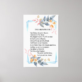 Lord's Prayer Poster Canvastryck