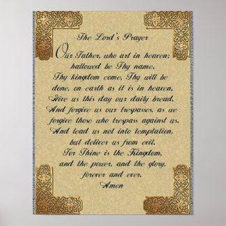 Lords Prayer Poster, Poster