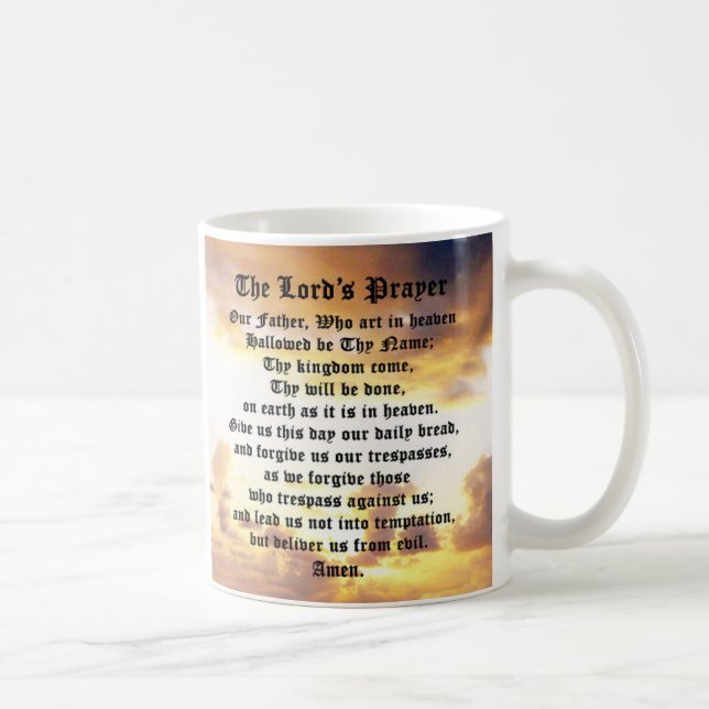 Lord's Prayer, Prayer Mugg (Höger)