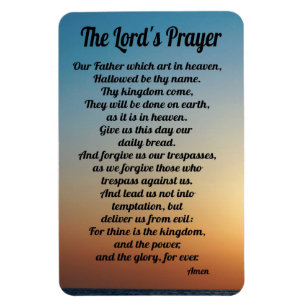 Lord's Prayer Refrigerator Magnet