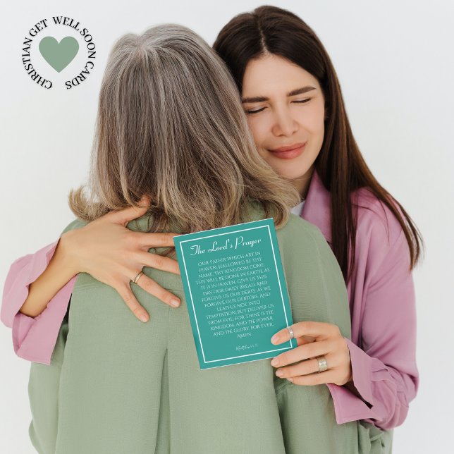 Lord's Prayer Sympathy Card Hälsningskort (Skapare uppladdad)