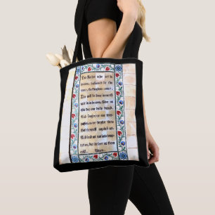 Lord's Prayer Tote Tygkasse