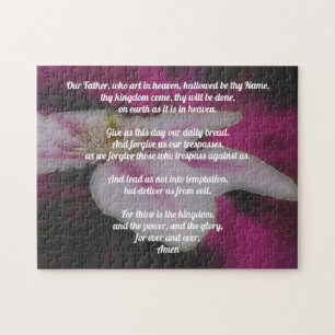 Lord's Prayer Vår Far Clematis Pussel