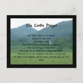 Lord's Prayer vid Varg Fork Valley Vykort