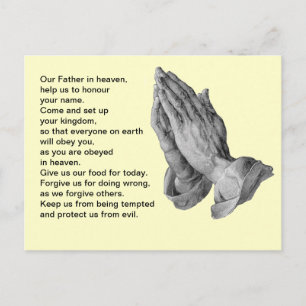 Lord's Prayer Vykort