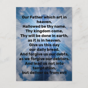 Lord's Prayer Vykort
