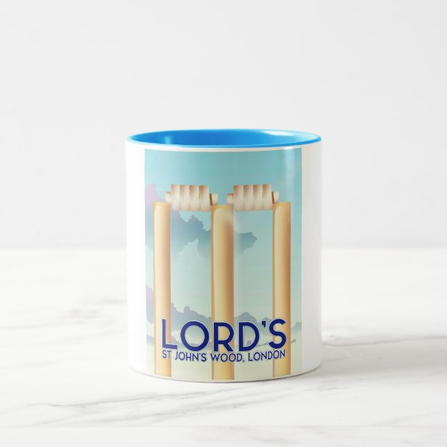 Lord's St John's Wood, London Två-Tonad Mugg (Center)