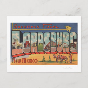 Lordsburg, New mexico - Stora Brev-scenarierna Vykort