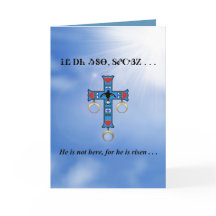 Lord'sens Bön i Cherokee påskkort