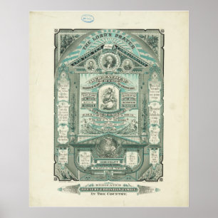 Lord'sens Bön och tio Commandments Poster