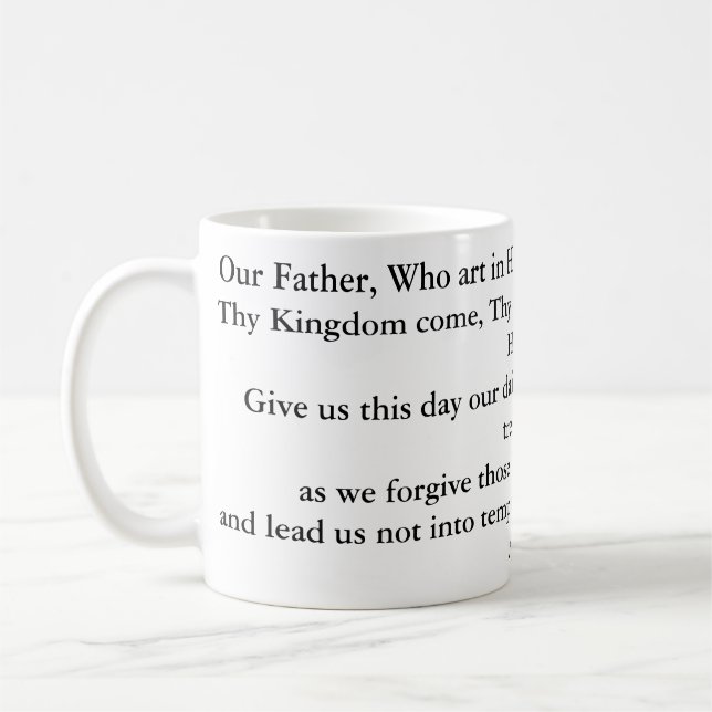 Lords'nas Bön/vår farmugg Kaffemugg (Vänster)