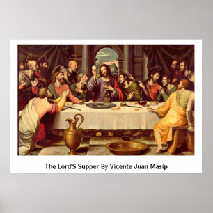 Lord'Snas Kvällsmål Vid Vicente Juan Masip Poster