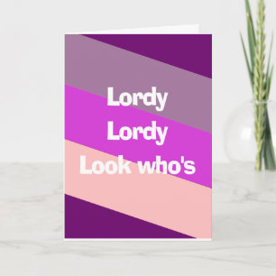 Lordy, älskling kort