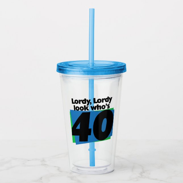 Lordy Lordy ser ut som är 40 år gammal Take Away Mugg (Framsida)