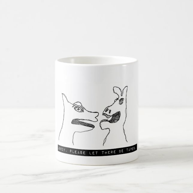 Lordy med etikett 1975 tejpar muggen kaffemugg (Center)