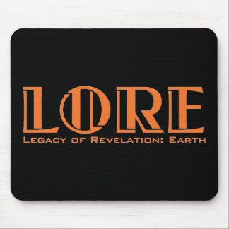 LORE Mousepad, svart Musmatta
