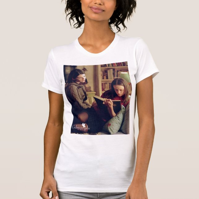 Lorelai och Rory Sitta i Bedroom T Shirt (Framsida)