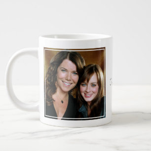 Lorelai & Rory Close Porträtt Jumbo Mugg