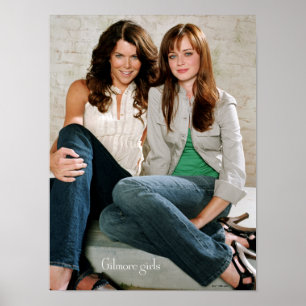 Lorelai & Rory Sitta Porträtt Poster