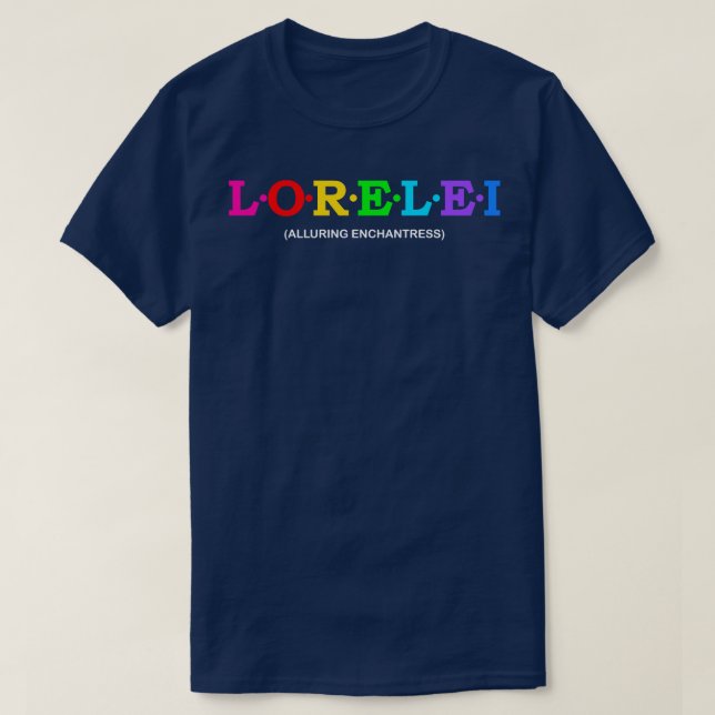 Lorelei Alluring Enchantress 1 T Shirt (Design framsida)