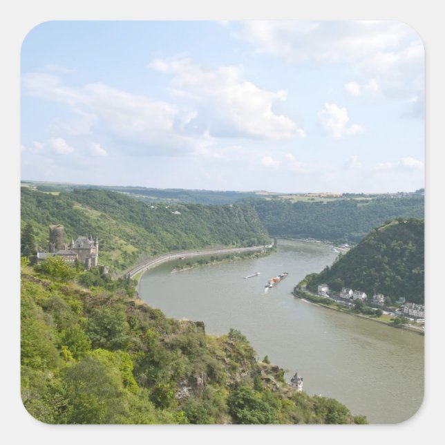 Loreley Fyrkantigt Klistermärke (Framsida)