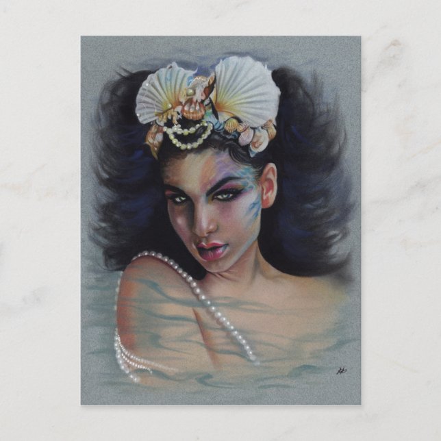 Loreley Sjöjungfru Postcard Vykort (Framsida)