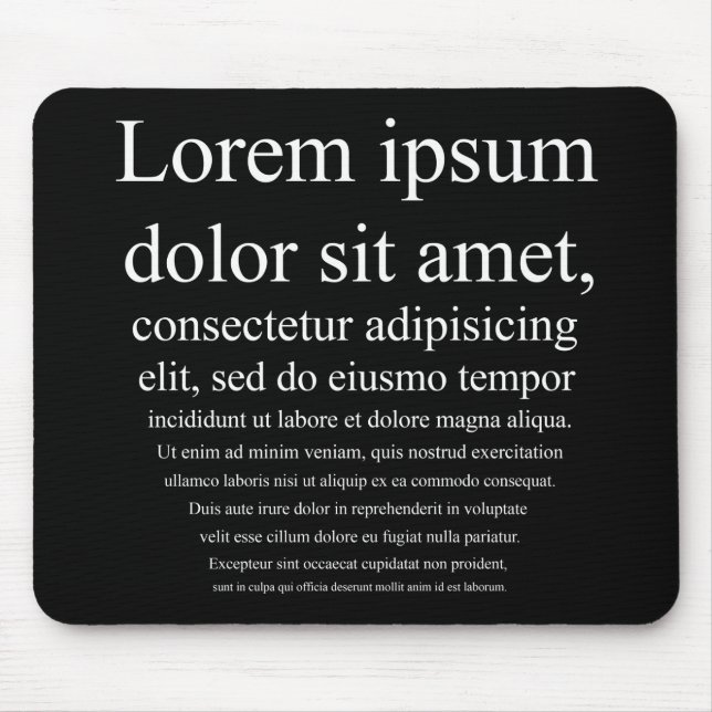 Lorem Ipsum Musmatta (Framsidan)