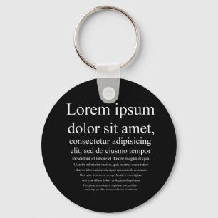 Lorem Ipsum Nyckelring