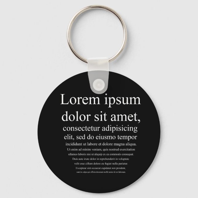 Lorem Ipsum Nyckelring (Framsida)