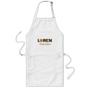 Loren cookie Queen Long apron Långt Förkläde