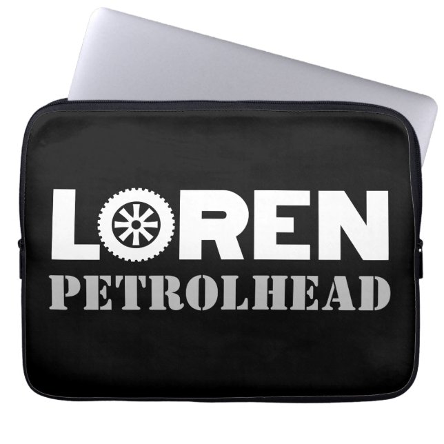 Loren Petrol Head Laptop Fodral (Framsidan)