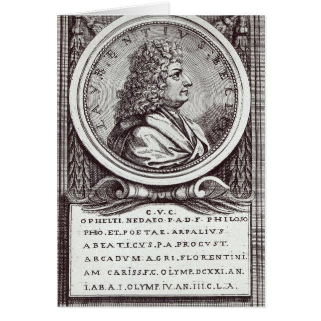 Lorenzo Bellini Hälsningskort (Framsidan)