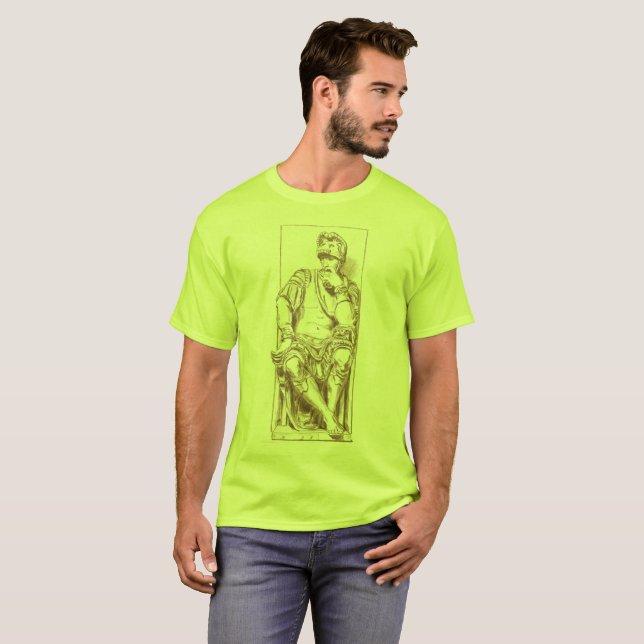 Lorenzo de Medici Grav, Michelangelo, teckning  T Shirt (Hel framsida)