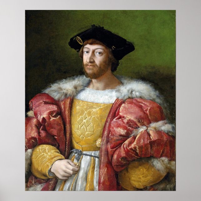 Lorenzo de Medici - Raphael - c1518 Poster (Framsidan)