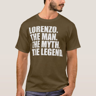 Lorenzo Lorenzo Namn Lorenzo given namn T Shirt
