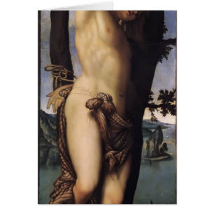 Lorenzo lottoSt. Sebastian Hälsningskort