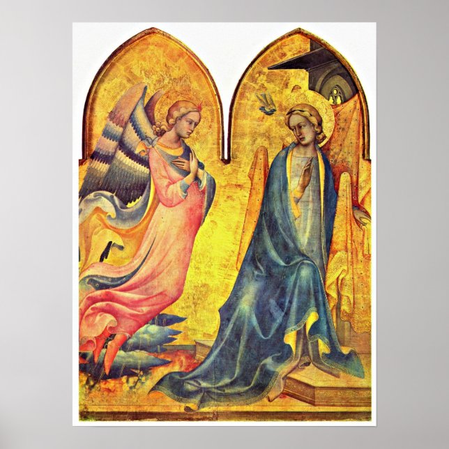 Lorenzo Monaco - Annunciation Poster (Framsidan)