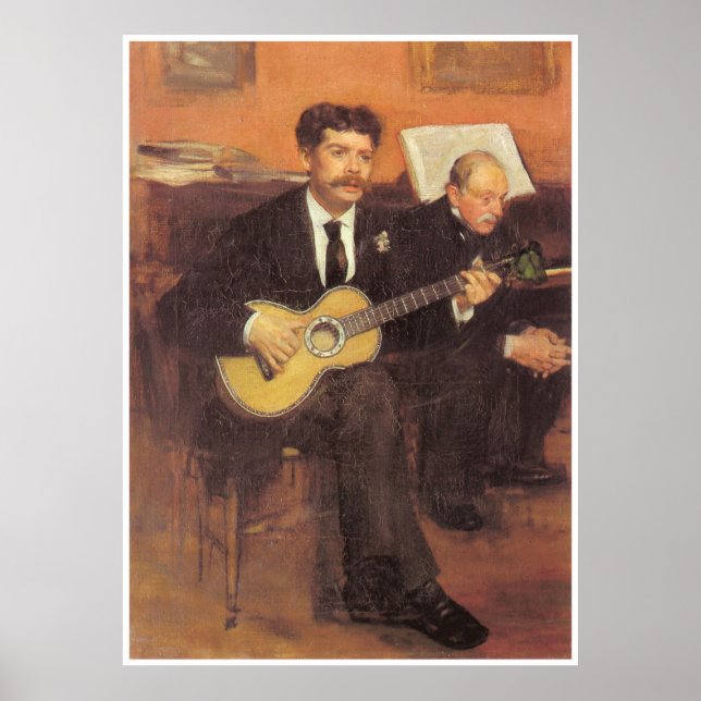 Lorenzo Pagans & Auguste deGas, Edgar Degas Poster (Framsidan)