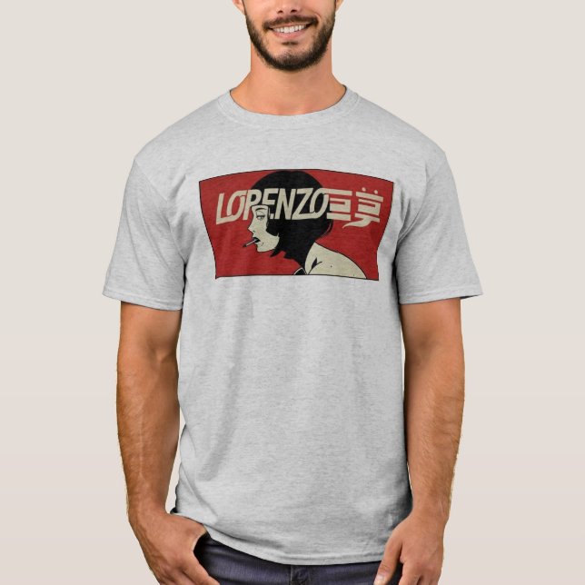 LORENZO : Tokyo Noir T Shirt (Framsida)