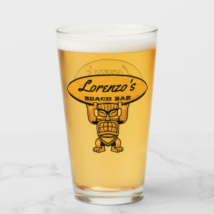 Lorenzos Beach Pub Glass Glaskopp
