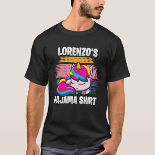Lorenzos Pajama Personlig Sleeping T Shirt