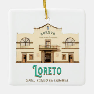 Loreto Baja California Sur Mexiko Julgransprydnad Keramik