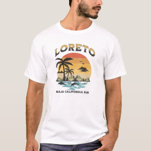 Loreto Baja Mexico-vintagen i nöd T Shirt