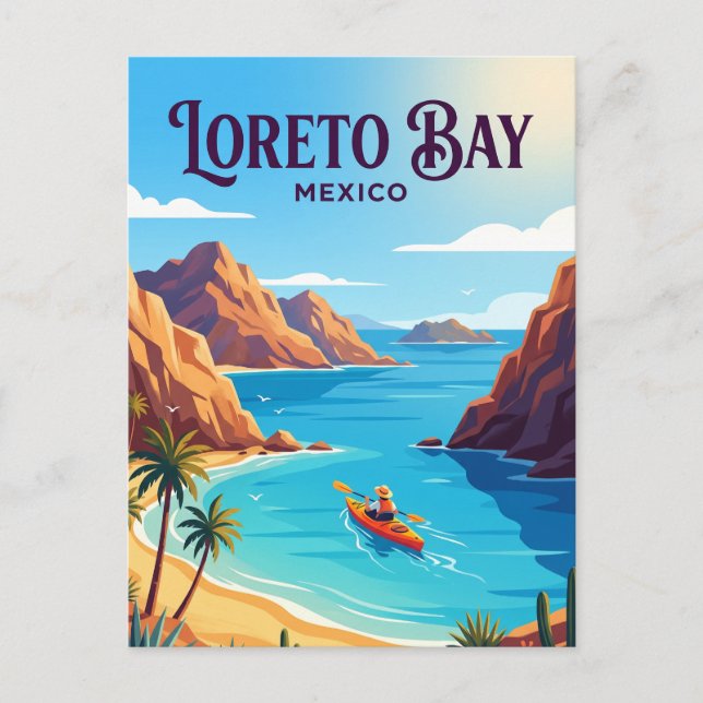 Loreto Bay Mexiko Vykort (Framsida)